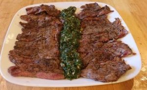 Argentinean Skirt Steak with Chimichurri Recipe