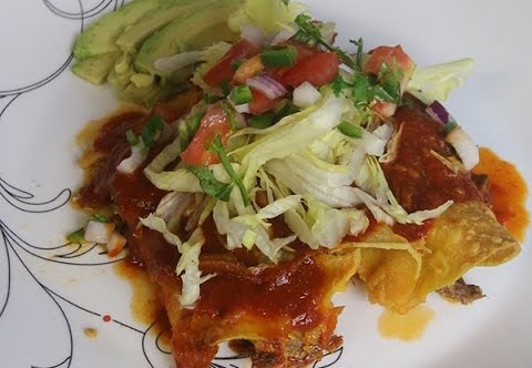 Shredded Beef Enchiladas